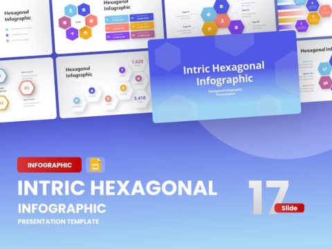 Intric Hexagonal Infographic Google Slide Template SMEP2GM