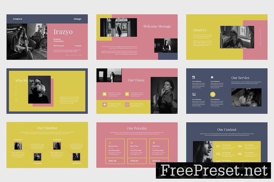 Irazyo - Multi Purposes Google Slides Template 9TXWHZM