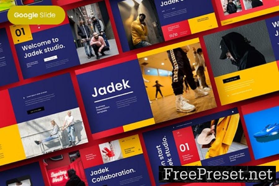 Jadek - Business Google Slide Template P8257YF