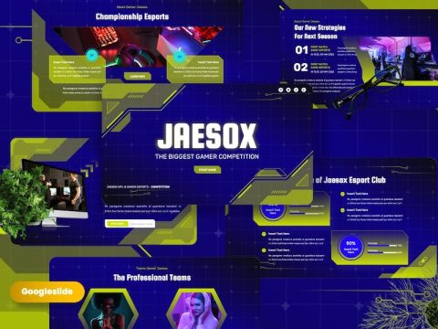 Jaesox - Gamer Competition Googleslide Templates VR56FCN