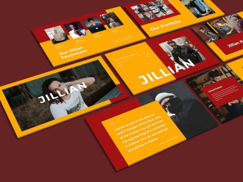 Jillian - Presentation Google Slide Template QGSKR6Z