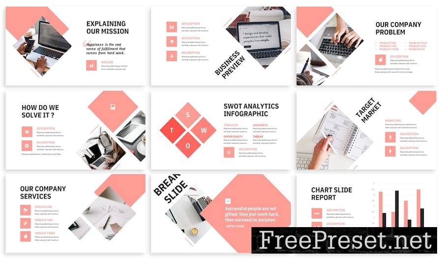 Jisan - Business Powerpoint Template N7WAVJ4