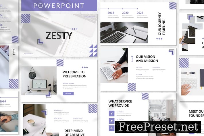 Jisan - Business Powerpoint Template N7WAVJ4