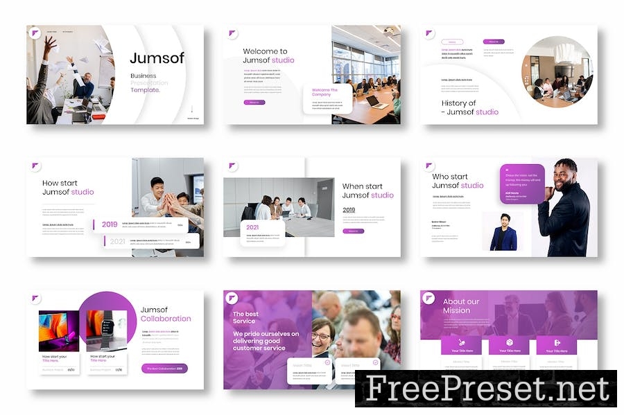 Jumsof – Business Keynote Template NJCPHGW