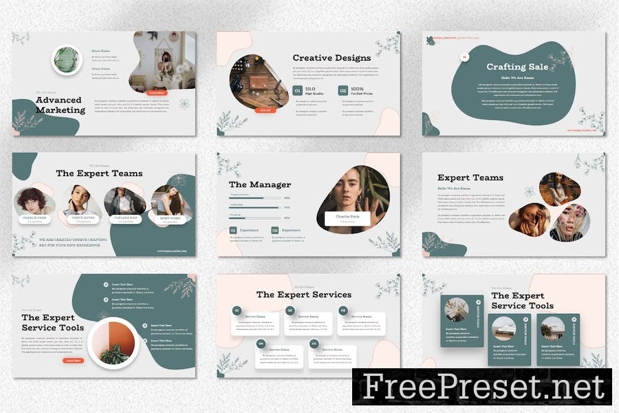 Kaeza - Creative Marketing Googleslide Template Q49MF7B