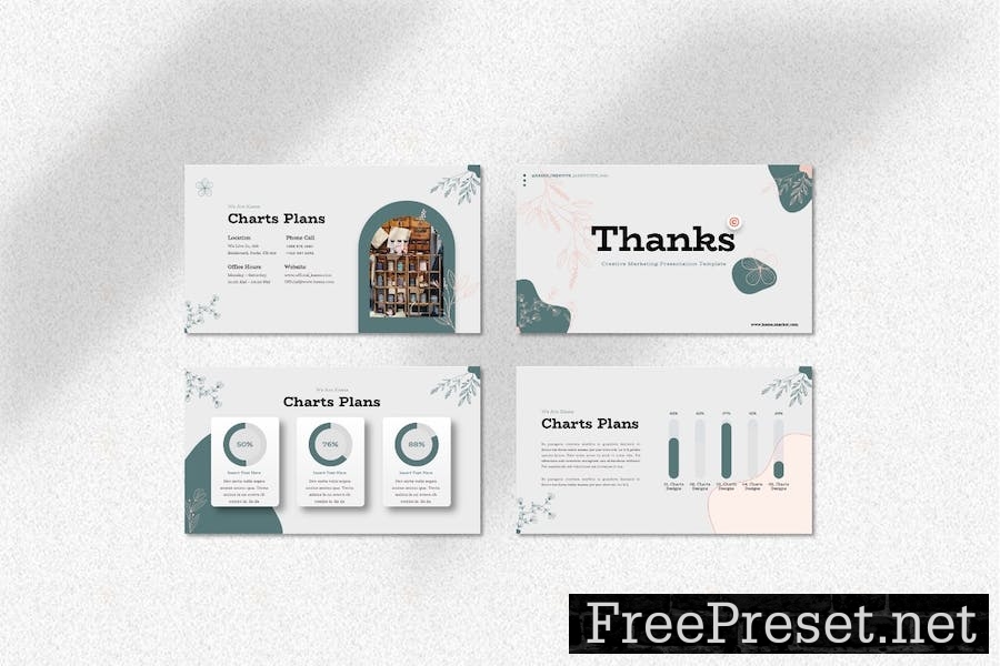 Kaeza - Creative Marketing Googleslide Template Q49MF7B