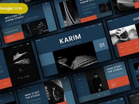 Karim - Business Google Slide Template B8DURWQ