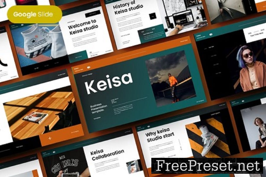 Keisa - Business Google Slide Template QRLEJLK