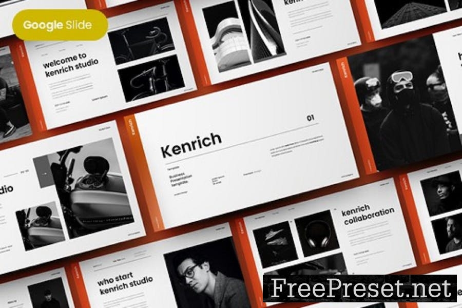 Kenrich - Business Google Slide Template 7MUWJ5W