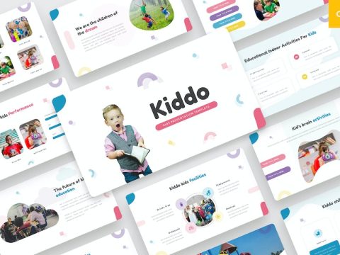 Kiddo - Kids Google Slides Template C44U696