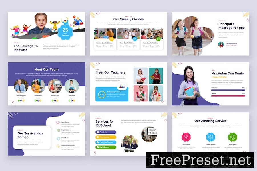 Kids Cameo - Day Care Keynote Template PPTEUN7