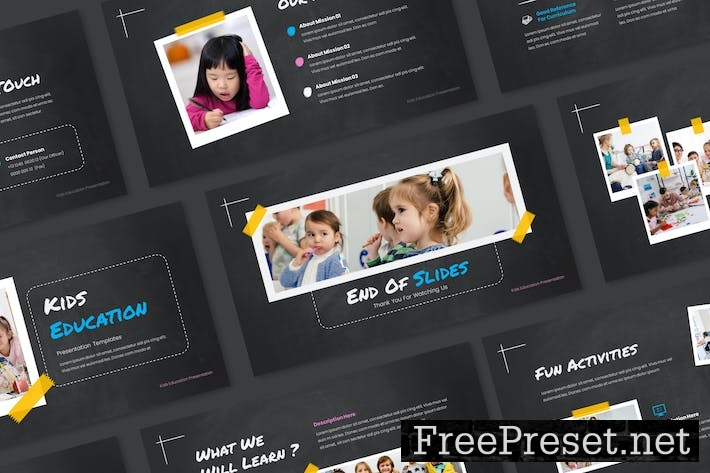 Kids Education Google Slides Presentation Template 7MTRR4R