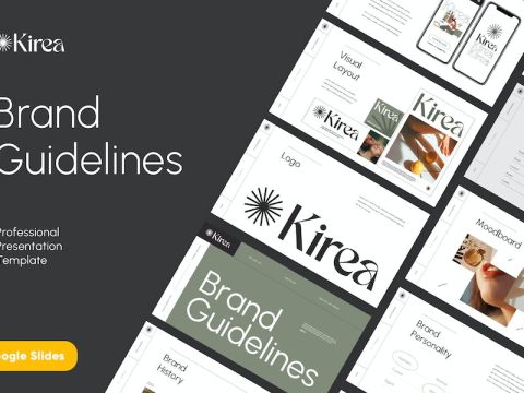 KIREA - Brand Guidelines Google Slides 7DMSJL3