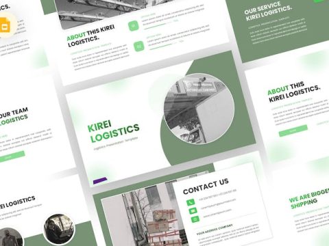 Kirei - Logistics Google Slides Template CXKANFZ