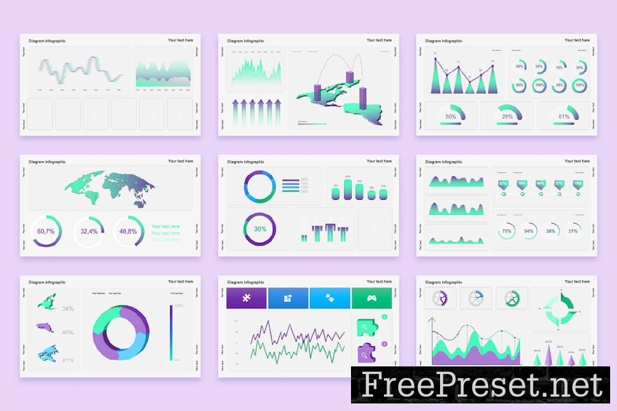 KPI Dashboard PowerPoint Template 6FEPX7J