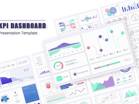 KPI Dashboard PowerPoint Template X6FHLM5