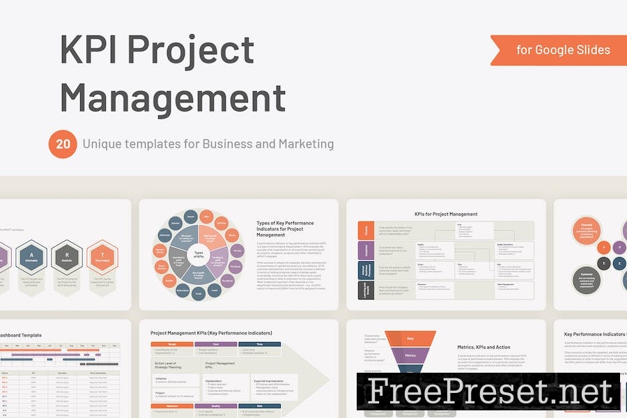 KPI Project Management for Google Slides GKAW9R3