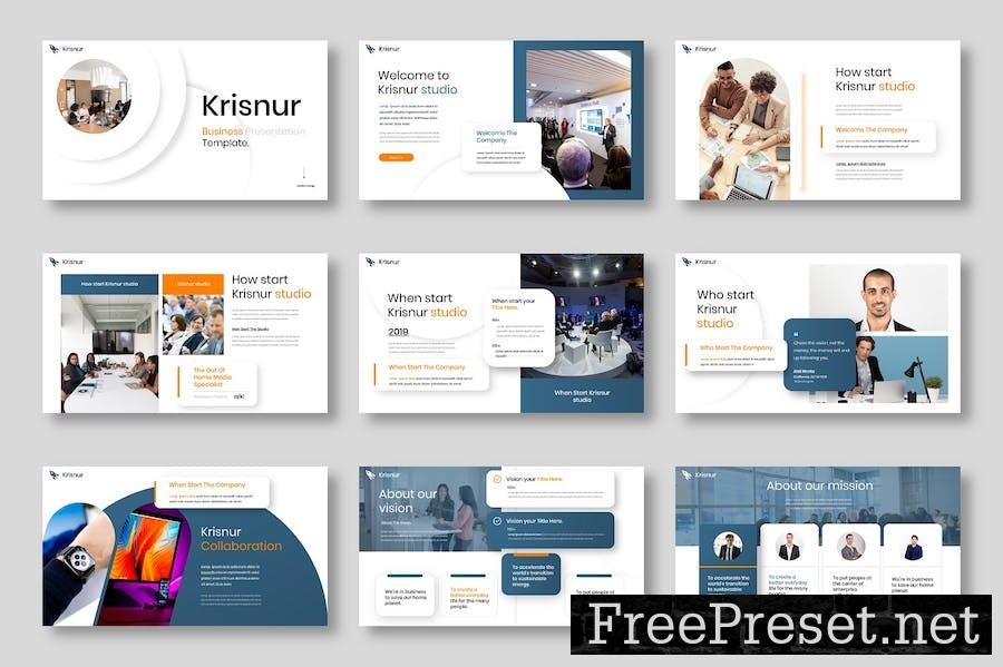 Krisnur - Business Google Slide Template K7W4TJX