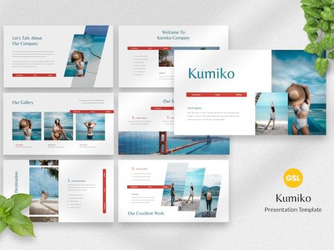 Kumiko - Travel Google Slides Template 4TP3TRK