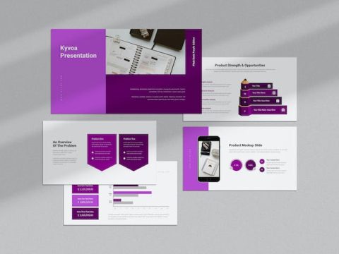 Kyvoa : Pitch Deck Purple Powerpoint Template 3QQCSGQ