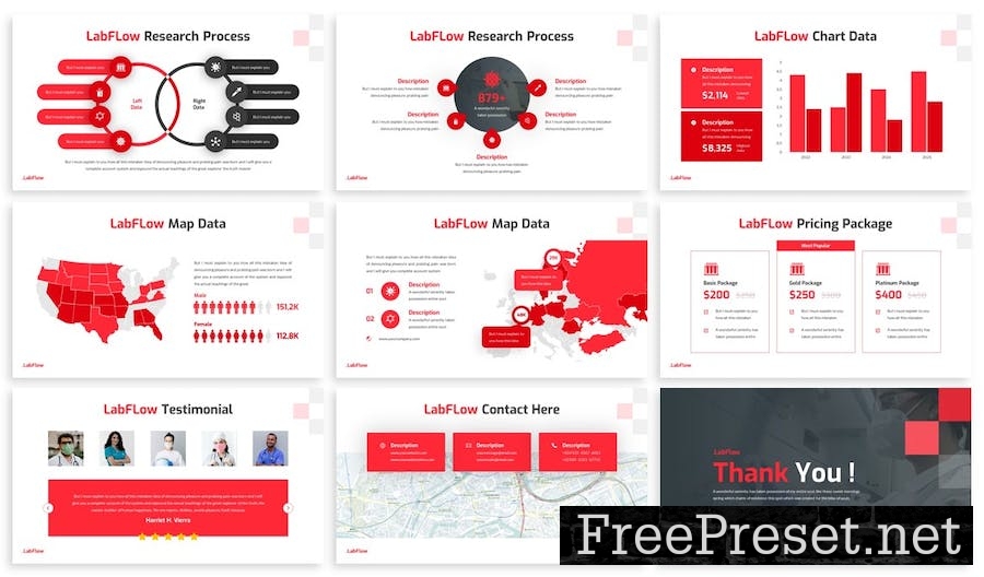 Labflow - Laboratory Google Slide Template YAQ5BD6