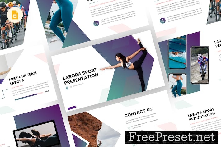 Labora - Sport Google Slides Template 9QKZKK5