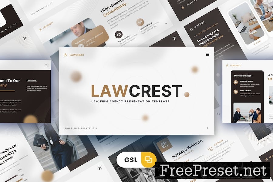 Lawcrest - Google Slides Template CVQA9M3