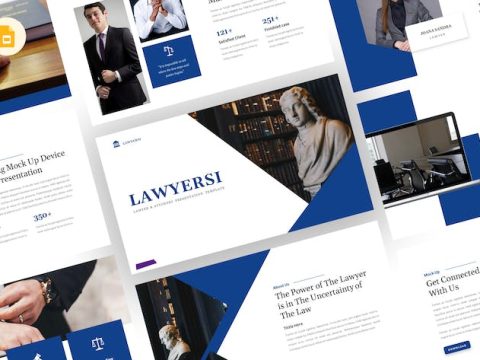 Lawyersi - Attourney Lawyer Google Slides Template