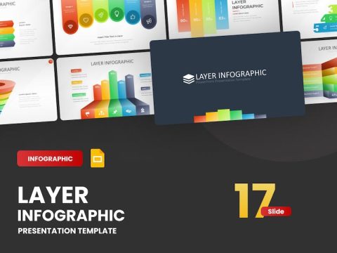 Layer Infographic Gradient Google Slides Template 5ZZSA68