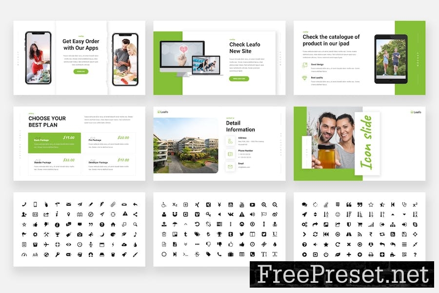 Leafo - Health & Organic Keynote Template M4FHWGS