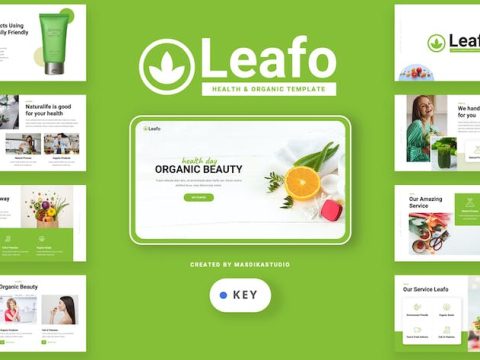 Leafo - Health & Organic Keynote Template M4FHWGS