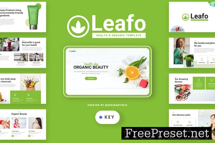 Leafo - Health & Organic Keynote Template M4FHWGS