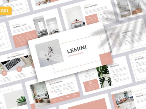 Lemini - Minimal Google Slides Template 3K6NPK8