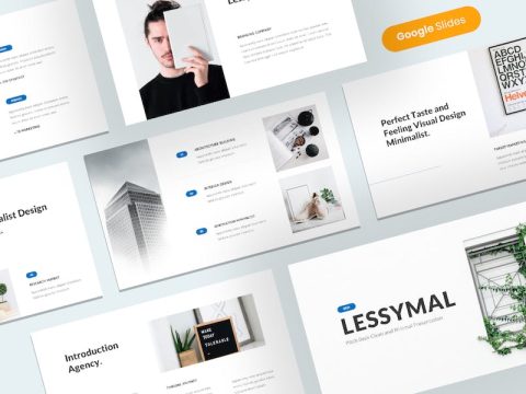 Lessymal - Minimalist Business Google Slides 3J9C9DH