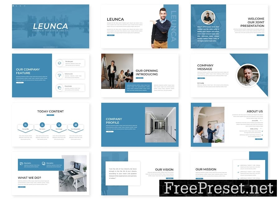 Leunca - Business Google Slides Template V2SB256