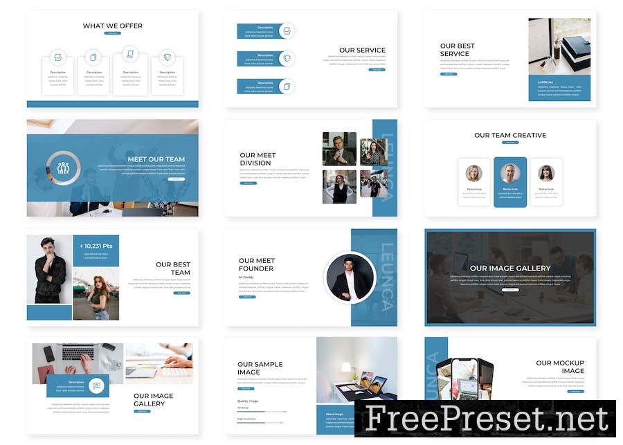 Leunca - Business Google Slides Template V2SB256