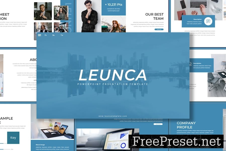 Leunca - Business Keynote Template T2A98AR