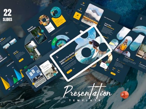 Lifey Travel PowerPoint Presentation Template JQXYM2R