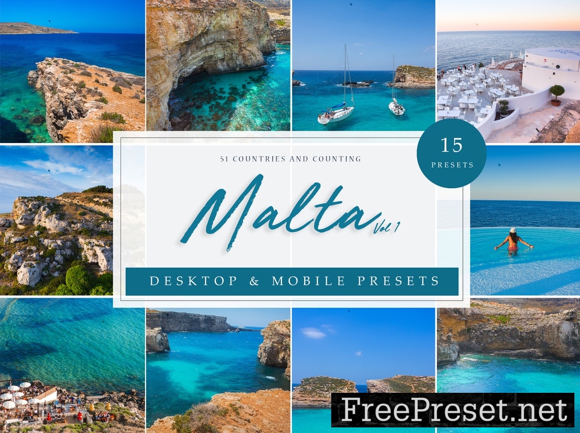 Lightroom Presets - Malta Vol1