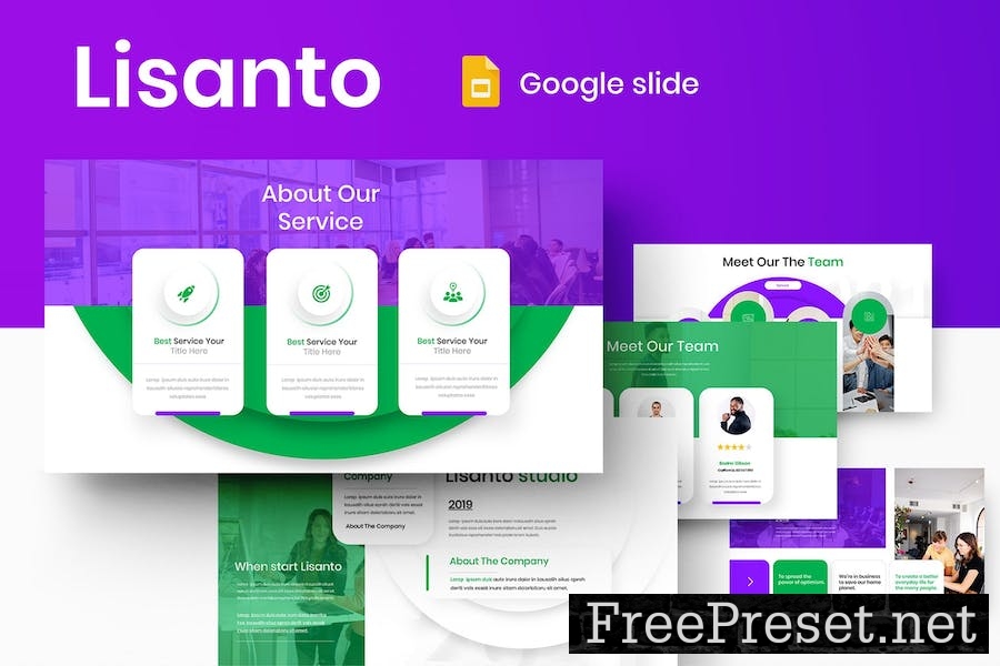 Lisanto - Business Google Slide Template ENQY4CF