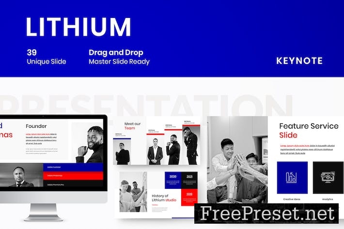 Lithium – Business Keynote Template 7V92A3Y