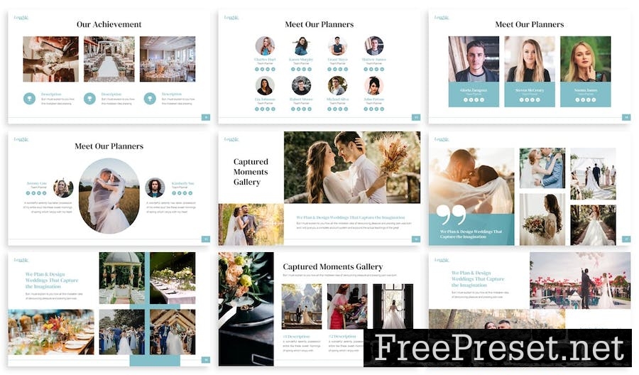 Loveme - Wedding Planner Google Slide Template S75QH5R