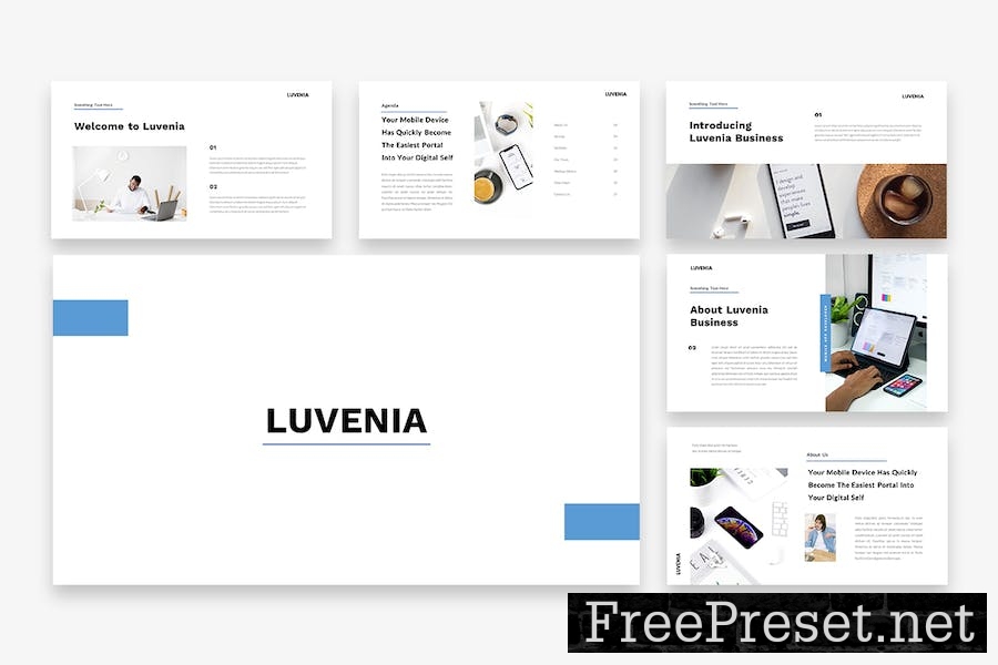 Luvenia - App Developer Google Slides Template 88K4C4W