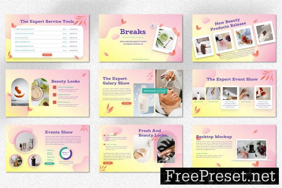 Luxie - Beauty Product Googleslide Template GKNRQWN