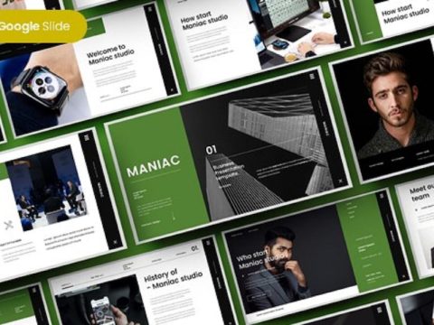 Maniac - Business Google Slide Template N6L8HW5