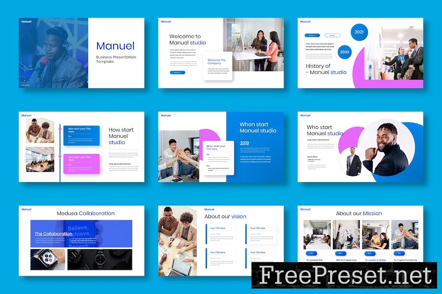 Manuel – Business Keynote Template CNFJN2X