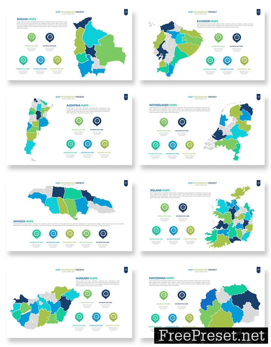 Maps Infographic Google Slides Template MFV66PJ