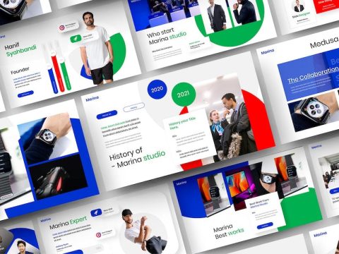 Marina – Business Keynote Template 9RPX9GD