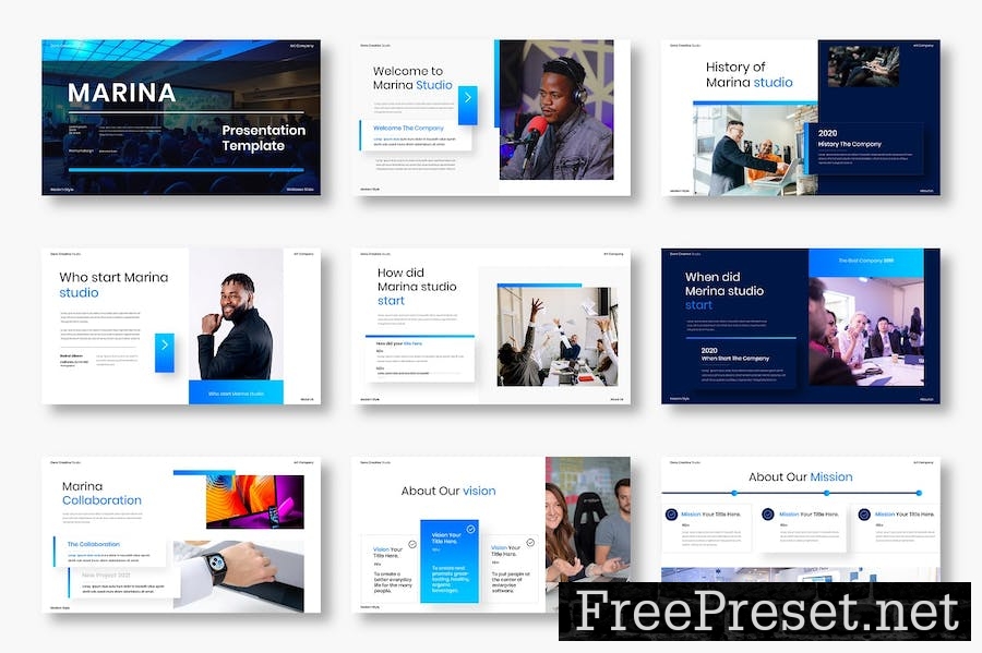 Marina – Business Keynote Template GX3ABGB