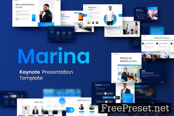 Marina – Business Keynote Template GX3ABGB